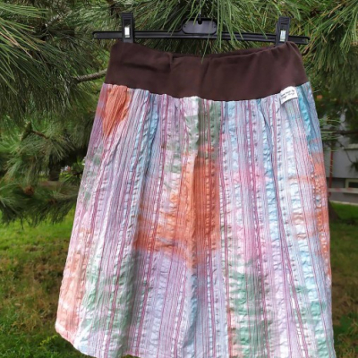 Farebná batikovaná  suknička