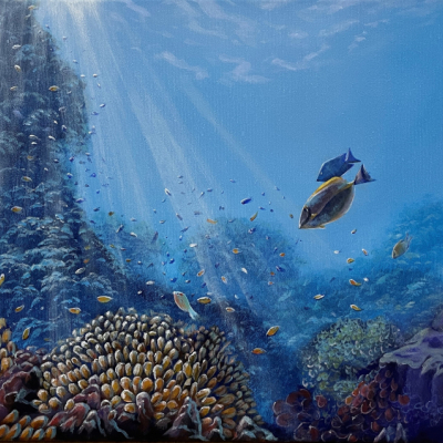 Podmorský svet - maľba