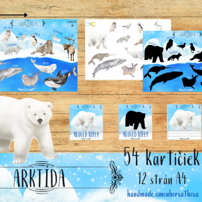 Zvieratá v zime, Arktické zvieratá, Arktída, Zima (Súbor PDF)