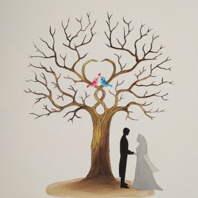 Wedding tree 6a - svadobný strom
