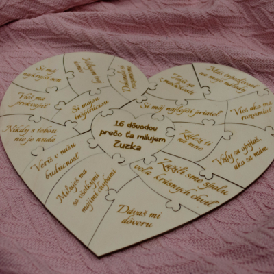 Valentínske srdce v krabičke so 16timi dôvodmi prečo ťa milujem