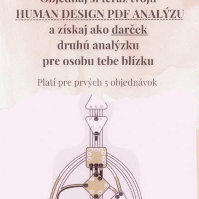 Human design analýza+ darček 2za1