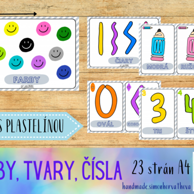 Hra s plastelínou - faby, tvary, čísla (Súbor PDF)