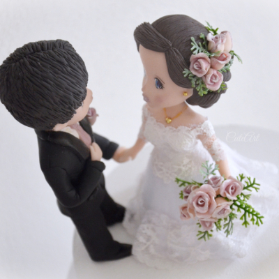 Personalizované figúrky na svadobnú tortu 