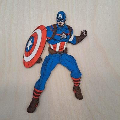 Zapich na tortu Captain America