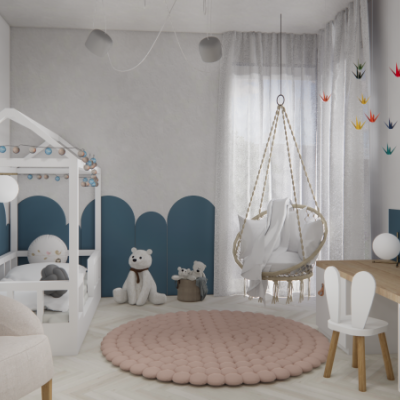 Návrh interiéru detskej izby