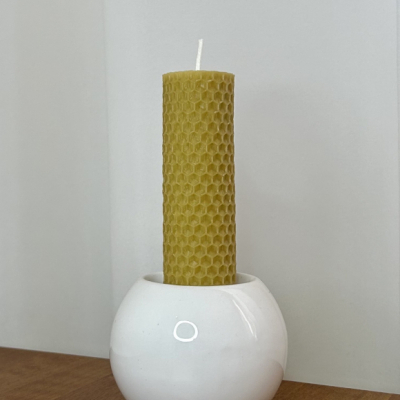 Sviečka z včelieho vosku 10x3,5cm