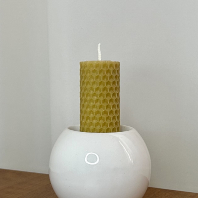 Sviečka z včelieho vosku 6x3cm