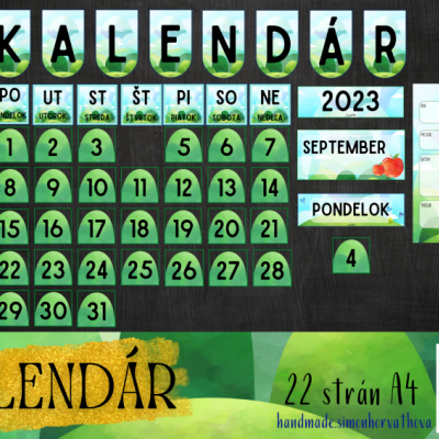 Kalendár, ročné obdobia, výzdoba triedy (Súbor PDF)