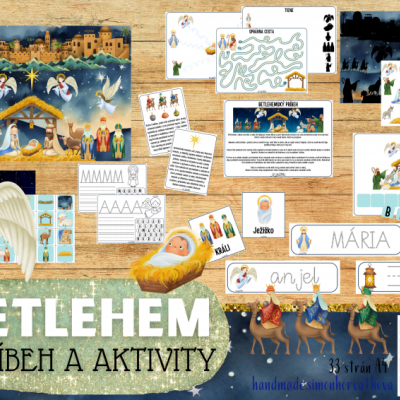 Betlehem, Betlehemsky príbeh, aktivity, Vianoce, vianočné Aktivity (Súbor PDF)