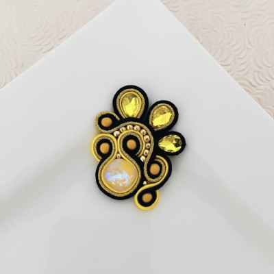 soutache brošňa