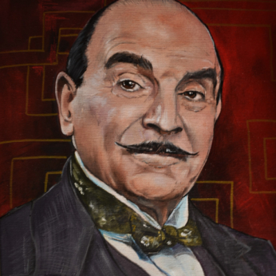 Portrét Hercule Poirot