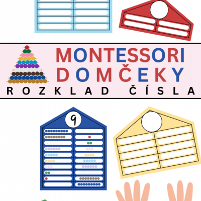 Rozklad čísla - Montessori domčeky (PDF)