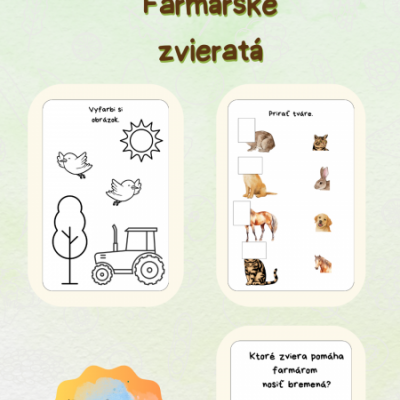 KVÍZ - FARMÁRSKE ZVIERATÁ - PDF súbor
