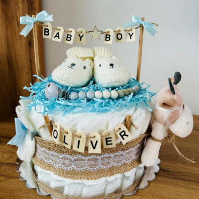 Plienková torta Baby boy