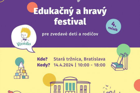 VŠEVEDKO - Edukačný a hravý festival pre zvedavé deti a rodičov 