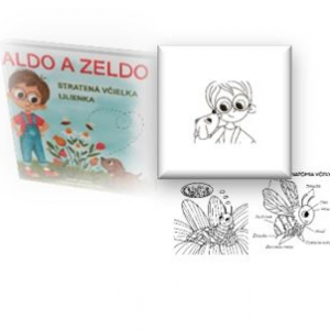 Kniha Aldo a Zeldo  + maľovanka v .pdf (osobný odber v Košiciach) 