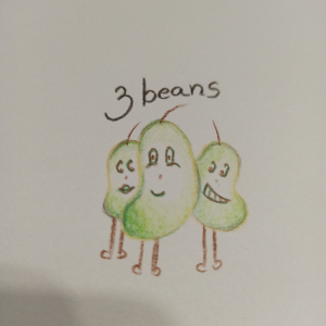 3 beans